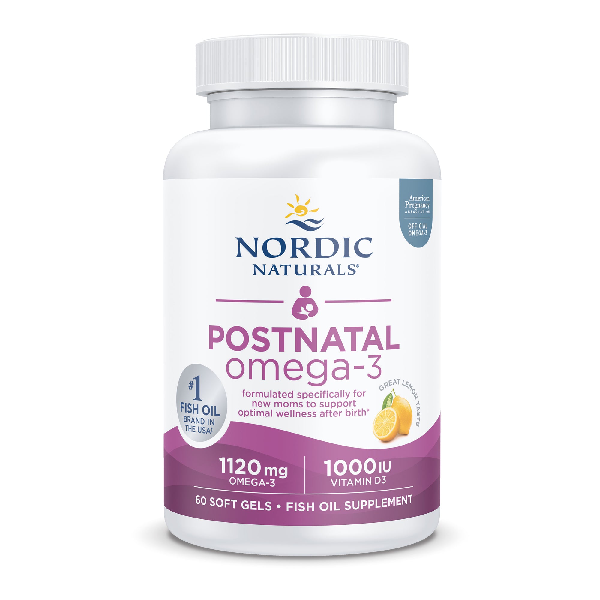 Postnatal Omega-3 – Lemon 