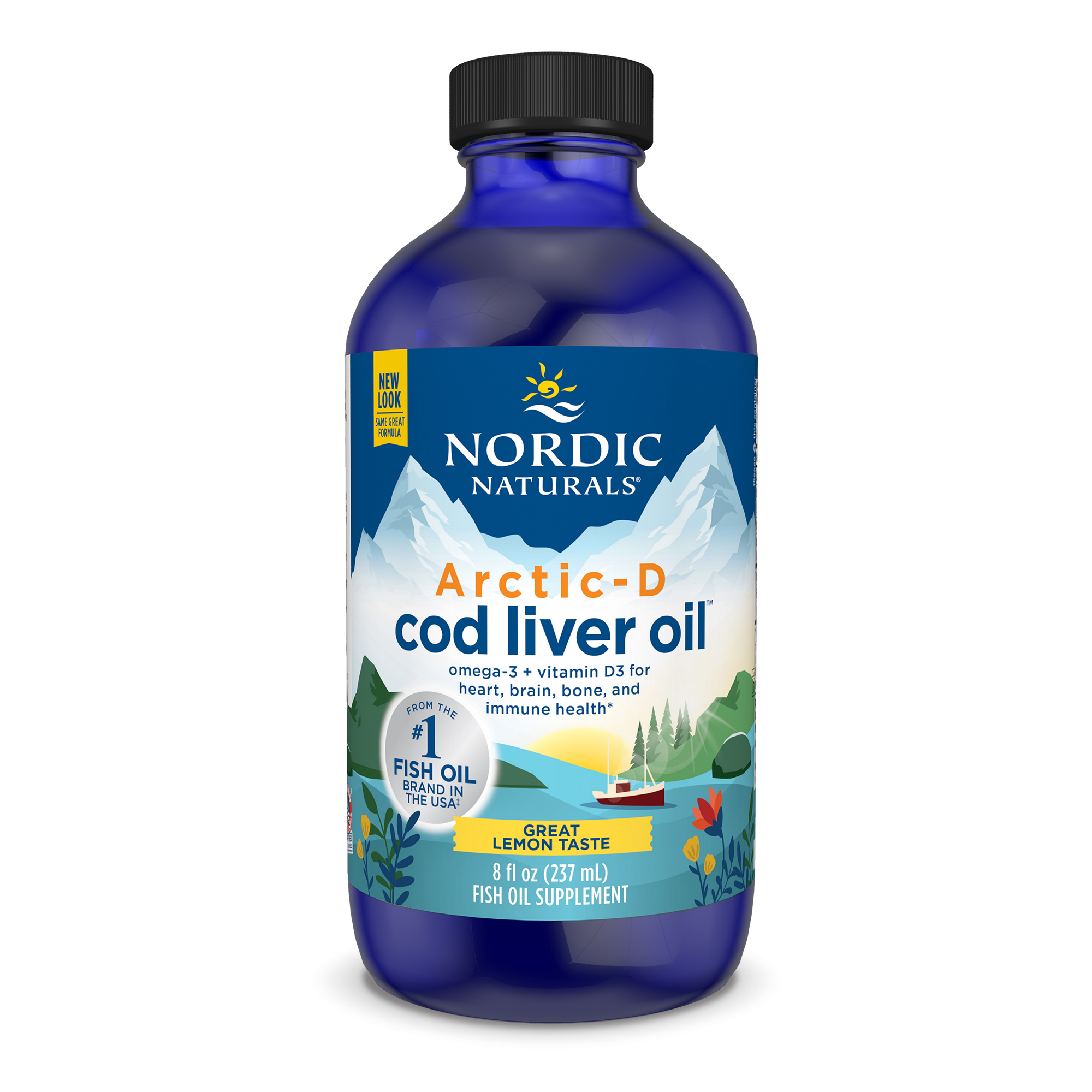 Arctic-D Cod Liver Oil™ Liquid - Lemon